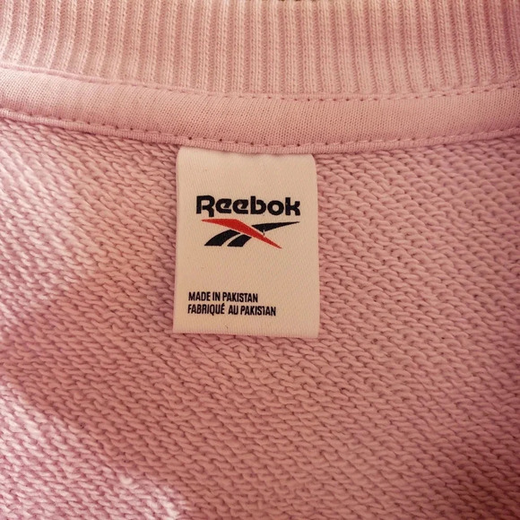 *REEBOK crew neck pink, size small - Picture 4 of 7